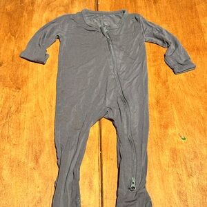 Bamboo Charcoal Kids Footie Pajamas - 3-6M
